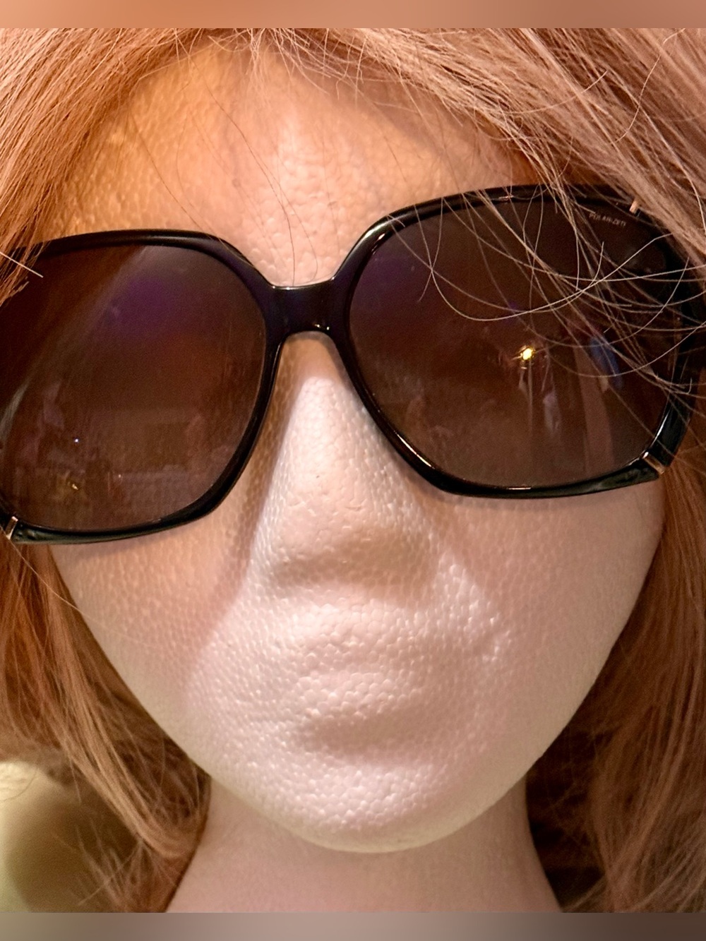 Gucci Black Oversized Women's Sunglasses with Gradient Lenses
